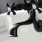 Kingston Brass KS229MB Tub Wall Mount Clawfoot Tub Faucet with Hand Shower, Matte Black KS229MB - alternate 3
